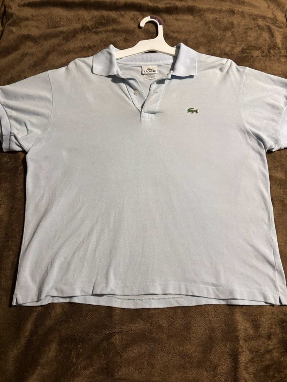 Lacoste Light Blue Classic Fit L.12.12 Pique Polo